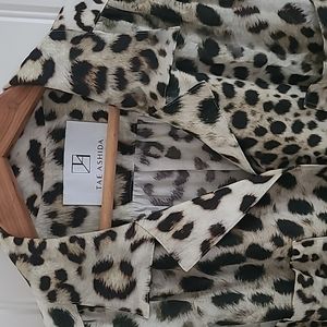 Tae Ashida Leopard Print Dress